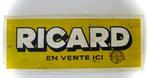 Handgeschilderd metalen Frans bord Ricard/vintage/reclame, Reclamebord, Zo goed als nieuw, DeKameraadschap, Dj.kammeraat@telfort.nl