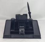 Duits zwart bakeliet desk set bureau set 1936-1939 militair, Verzenden, Geen, Duitsland, Embleem of Badge