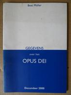Beat Müller Gegevens over het Opus Dei 2000 ongelezen, Boeken, Godsdienst en Theologie, Beat Müller, Ophalen of Verzenden, Christendom | Katholiek