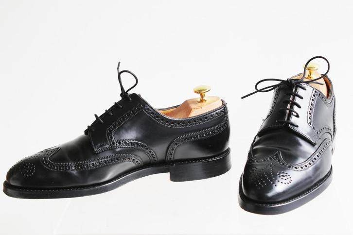 Het Summum! Crockett & Jones Duke Cordovan in 7 E = maat 41, Kleding | Heren, Schoenen, Zo goed als nieuw, Veterschoenen, Zwart