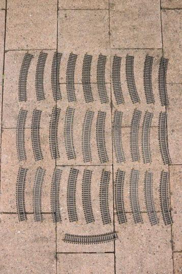 Fleischmann 6025 gebogen rails 31 stuks beschikbaar voor biedingen