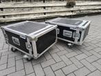 Flightcase rack 6he hoog 2 stuks, Muziek en Instrumenten, Ophalen, Gebruikt, Overige instrumenten, Flightcase