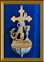 Oud wijwatervaatje : kelk, anker, Ophalen of Verzenden