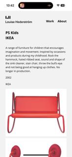 IKEA PS 2002 Kinderschommelbank., Tuin en Terras, Ophalen, Gebruikt