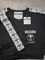Authentieke MOSCHINO T-Shirt – Zwart, Maat 48, Premium Stof, Moschino, Maat 48/50 (M), Zwart, Nieuw