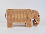 Vintage rotan olifant pitriet lectuurbak ‘70 Italië Bohemien, Huis en Inrichting, Woonaccessoires | Krantenbakken en Lectuurbakken