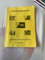 Mondverzorging Tandartsassistent J. de Jonge, Ophalen of Verzenden, Gelezen, MBO