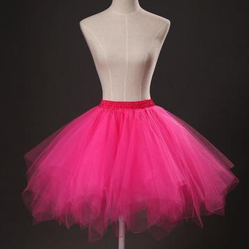   SALES! Knalroze meerlaagse wijdvallende petticoat tutu beschikbaar voor biedingen