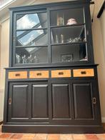 Teakhouten buffetkast (zwart), Ophalen, Gebruikt, 200 cm of meer, 150 tot 200 cm