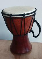 Afrikaans houtsnijwerk trommeltje-maskers-beeldjes, Antiek en Kunst, Ophalen of Verzenden