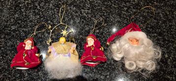 4 ' koninklijke ' Kerst decoraties o.a. Kerstman beschikbaar voor biedingen