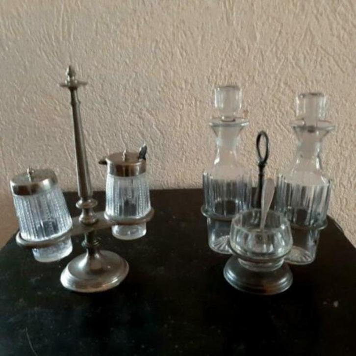 kruidentafelsetjes vintage, Huis en Inrichting, Keuken | Servies, Glas, Ophalen