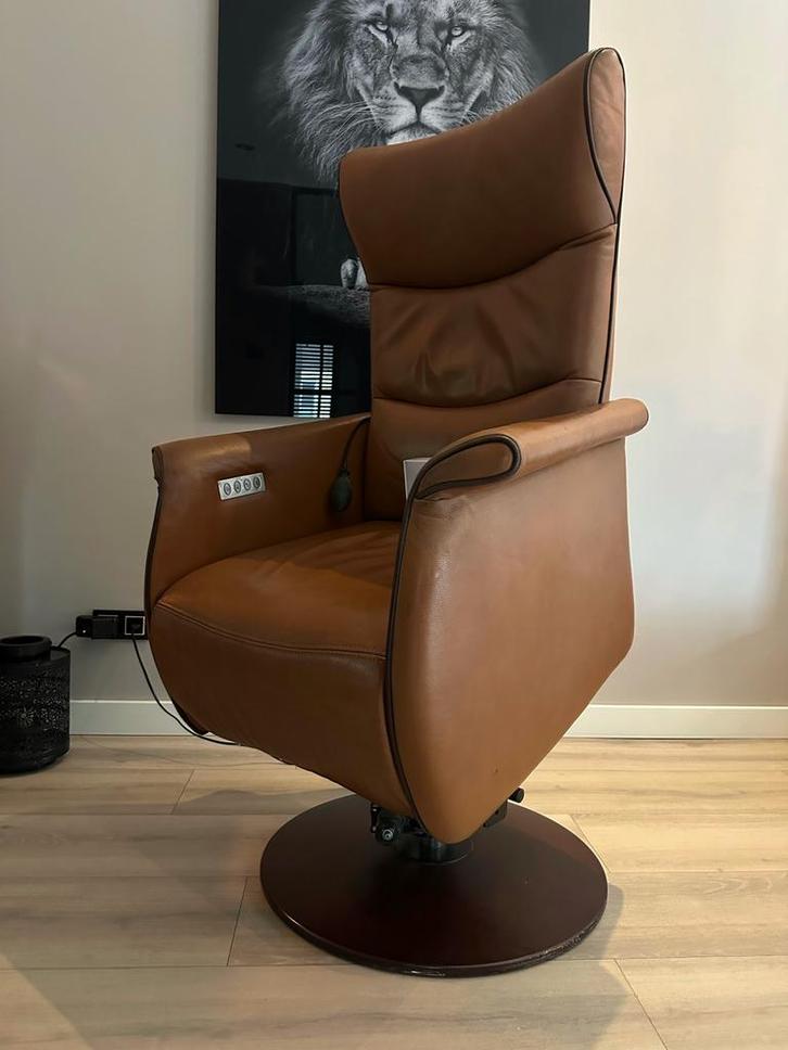 Sta Op Stoel Prominent Frans Molenaar, Huis en Inrichting, Fauteuils, Zo goed als nieuw, Leer, 50 tot 75 cm, Minder dan 75 cm