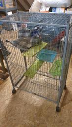 Grote rolkooi, voor knaagdieren of vogels, Dieren en Toebehoren, Ophalen, Kooi, Gebruikt, 60 tot 90 cm