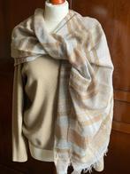 PURDEY shawl goud/beige 180 x 70 cm., Verzenden, Maat 46/48 (XL) of groter, Zo goed als nieuw, Purdey