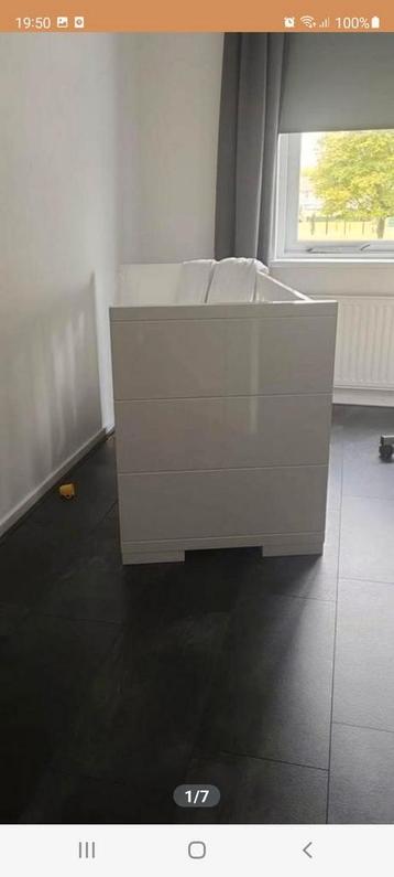 Interbaby ledikant wit hoogglans 2x beschikbaar voor biedingen