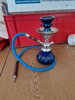 Blauwe Shisha Waterpijp - Handgeblazen Glas, Ophalen of Verzenden, Gebruikt, (Water)pijp