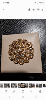 Goudkleurige broche sluiting ontbreekt, Ophalen of Verzenden, Zo goed als nieuw, Goud, Overige materialen