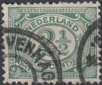 Nederland- 1899-1913- Cijfer - NVPH-55 - Gestempeld Den Haag, Postzegels en Munten, Postzegels | Nederland, Verzenden, T/m 1940