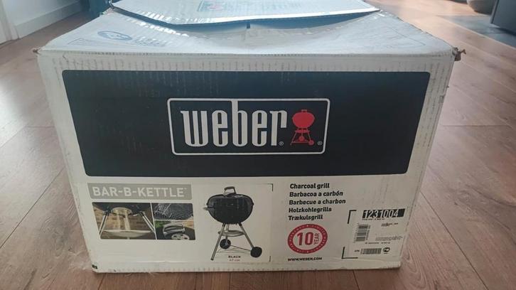 Weber Bar-B-Kettle Houtskoolbarbecue - Nieuw in doos!, Tuin en Terras, Houtskoolbarbecues, Nieuw, Ophalen