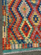 Handgeweven Kelim - Afghan Kilim tapijt 185x135 cm, Wol, Ophalen of Verzenden, Zo goed als nieuw, NA