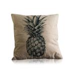 Kussenhoes ananas, Huis en Inrichting, Ophalen of Verzenden, Nieuw, Beige, Vierkant