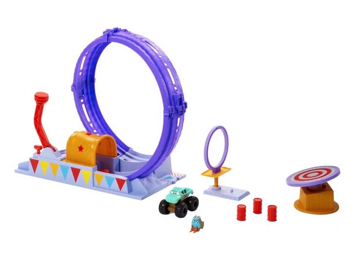 Disney+ Showtime Loop Speelset - Circus, Kinderen en Baby's, Speelgoed | Racebanen, Zo goed als nieuw, Racebaan, Handmatig, Overige merken