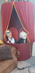 Mini Theater met Statler en Waldorf Poppen, Ophalen, Actiefiguur of Pop