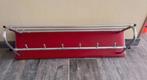 Vintage 50's Rode Skai Kapstok, Wandkapstok, Gebruikt, Ophalen of Verzenden, Minder dan 100 cm