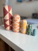 Houten Matroesjka Familie - 5-delig, Ophalen, Nieuw