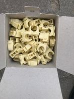 Doos Opdrukzadels 19mm Crème - 200 stuks, Ophalen of Verzenden, Gebruikt, Overige typen