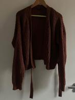 Dames overslag vest bruin maat S, Kleding | Dames, Ophalen of Verzenden, Zo goed als nieuw, Maat 38/40 (M), Bruin