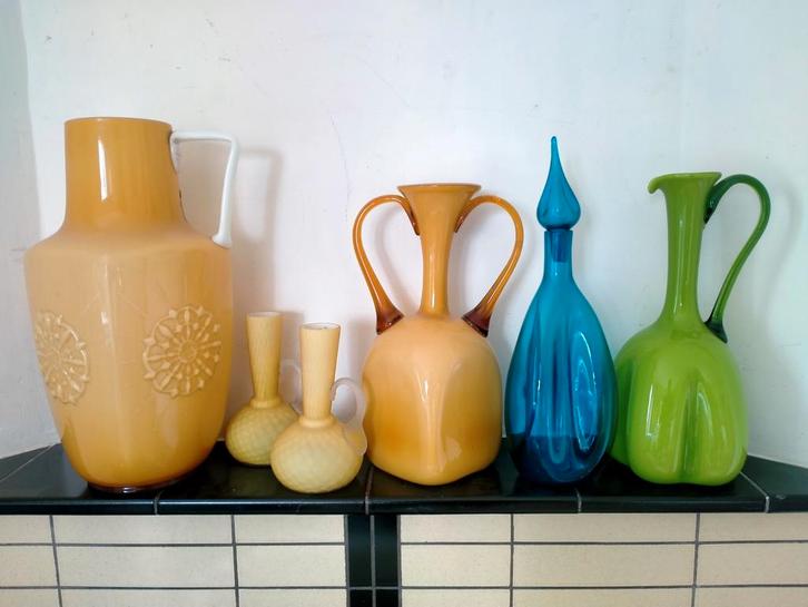 Vintage Empoli Vaas Collectie, Antiek en Kunst, Antiek | Vazen, Ophalen of Verzenden