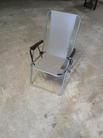 Grijze Campingstoel, Huis en Inrichting, Ophalen, Gebruikt, Camping, Metaal