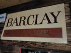 Barclay reclamebord groot, Ophalen, Zo goed als nieuw, Reclamebord