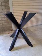 Spin matrix kruispoot zwart, ijzeren tafelpoot eettafel., Ophalen, Tafelpoot, 50 tot 100 cm, 50 tot 100 cm
