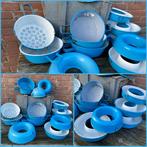 Mooie verzameling Deensblauw emaille ., Ophalen