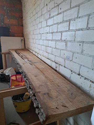 Massieve boomstamplank 263cm  beschikbaar voor biedingen