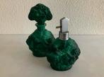 Malachiet Curt schlevogt Art Deco glas 1920- 1949, Antiek en Kunst, Ophalen of Verzenden