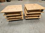 Houten transportkar / dolly / trolley / hondje - 8 stuks, Doe-het-zelf en Verbouw, Transportwagens, 100 liter of meer, Ophalen of Verzenden
