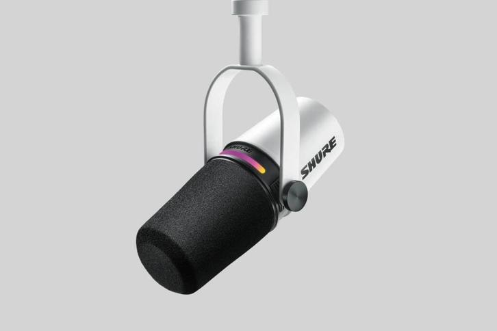 Shure MV7+ podcast-microfoon wit, Muziek en Instrumenten, Microfoons, Nieuw, Studiomicrofoon, Ophalen of Verzenden
