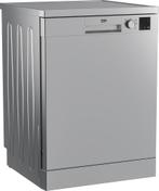 zilverkleurige Beko vrijstaande vaatwasser, Ophalen, Kort programma, Zo goed als nieuw, 85 tot 90 cm