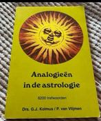 Analogieën in de astrologie, Ophalen of Verzenden, Zo goed als nieuw, Astrologie, Achtergrond en Informatie