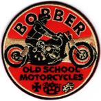 Bobber Old School Motorcycle stoffen opstrijk patch embleem, Motoren, Ophalen of Verzenden