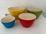 4 fleurige bloempotten/ schalen, vintage, Gebruikt, Rond, Binnen, Ophalen of Verzenden