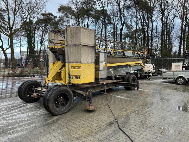 1999 Potain HD10A2 Torenkraan, getrokken, Zakelijke goederen, Machines en Bouw | Kranen en Graafmachines, Kraan