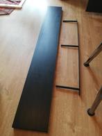 Wandplank IKEA Lack donker hout/zwart 190x26x5cm, Huis en Inrichting, Woonaccessoires | Wandplanken en Boekenplanken, Zo goed als nieuw
