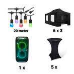 Party pakket 7 partytent 3x6 160,-, Hobby en Vrije tijd, Feestartikelen | Verhuur, Ophalen of Verzenden, Nieuw, Overige