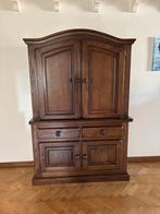 Massief Eikenhouten Kast – Tijdloos & Zeer Stevig, Huis en Inrichting, Kasten | Buffetkasten, Ophalen, 200 cm of meer, Eikenhout
