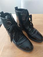 dames boots/laarsje Gabor zwart (lak) maat 4.5 / 37.5, Zwart, Lage of Enkellaarzen, Gabor, Ophalen of Verzenden